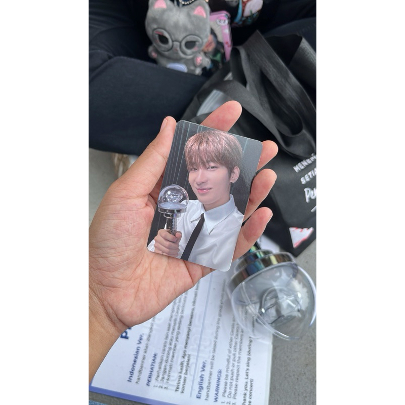 PHOTOCARD WONWOO CARATZONE JAKARTA SEVENTEEN IS RIGHT HERE