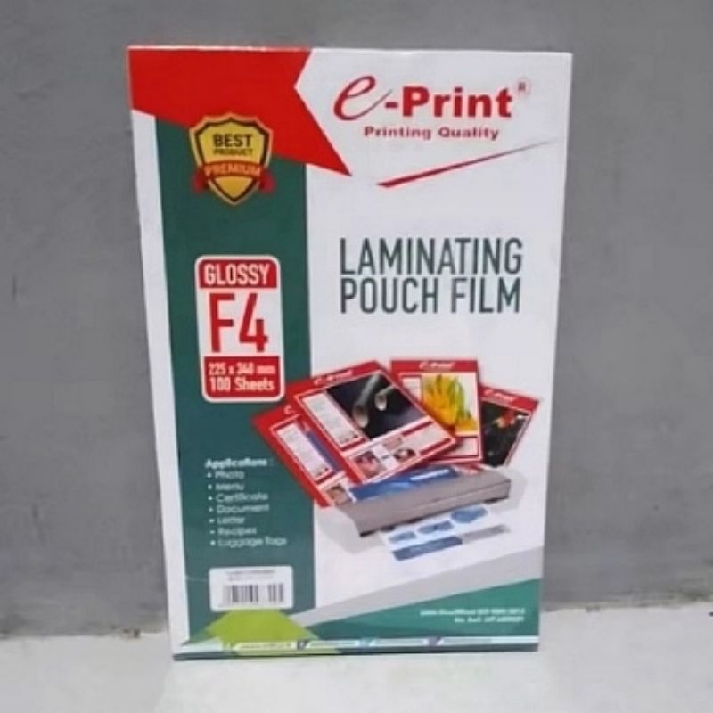 

20 Pcs Plastik Laminating A4/F4 EPRINT