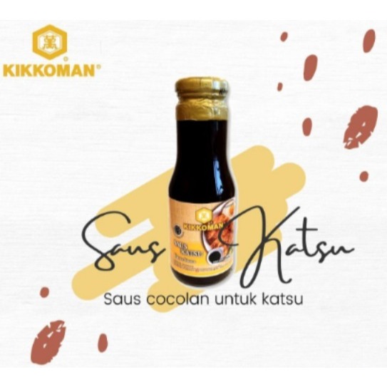 

KIKKOMAN SAUS KATSU HALAL 300GRAM KATSU SAUCE - DISASS JOGJA