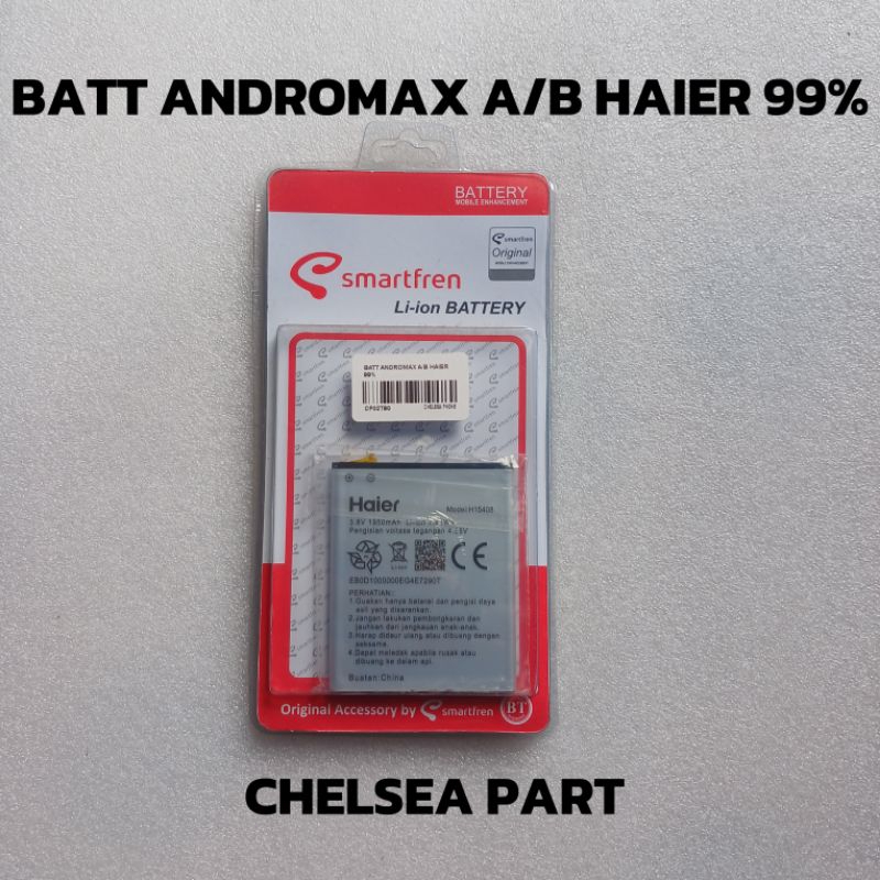 BATERAI ANDROMAX A/B HAIER 99%