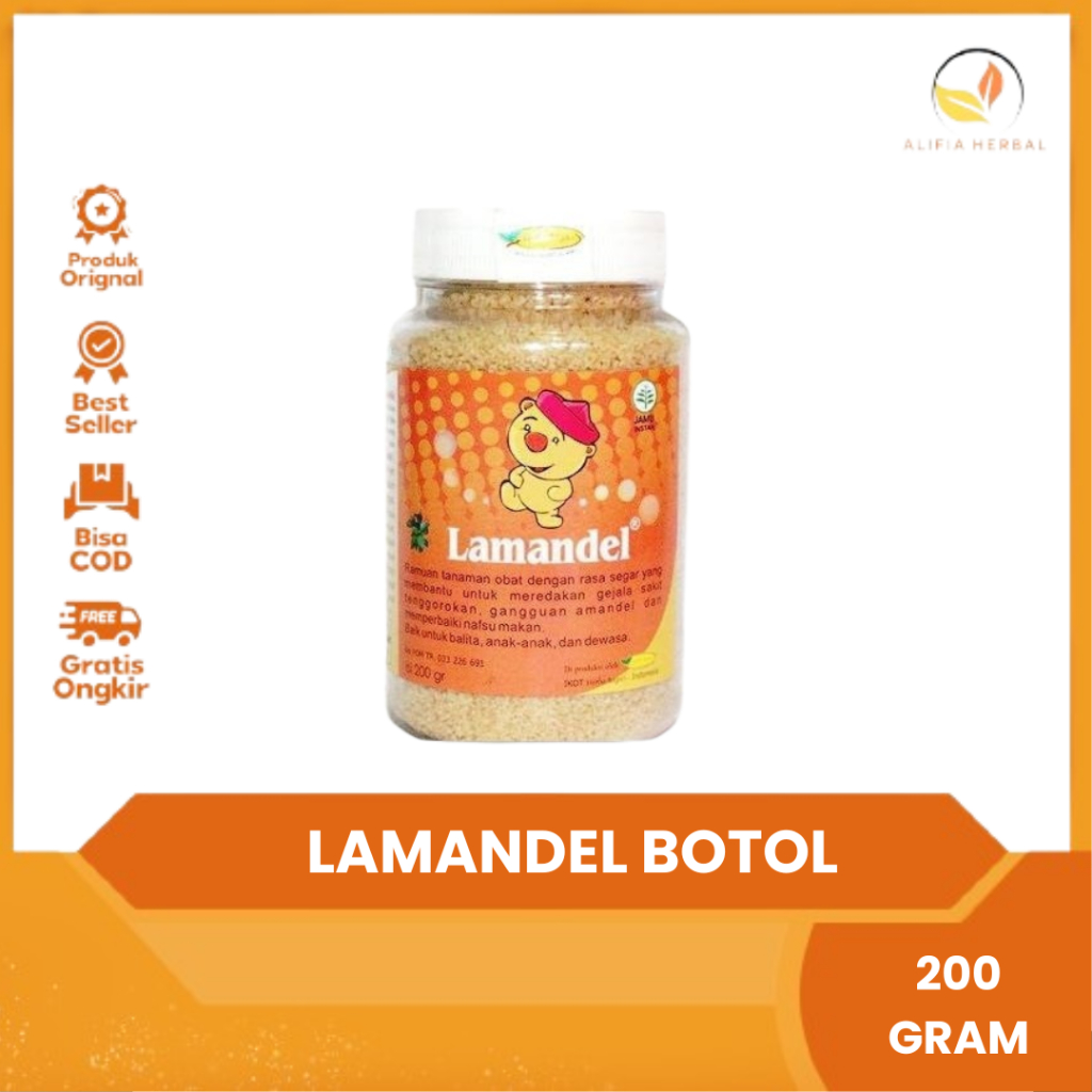 

LAMANDEL - Lamandel Botol Membantu meredakan batuk & pilek - 200 GR