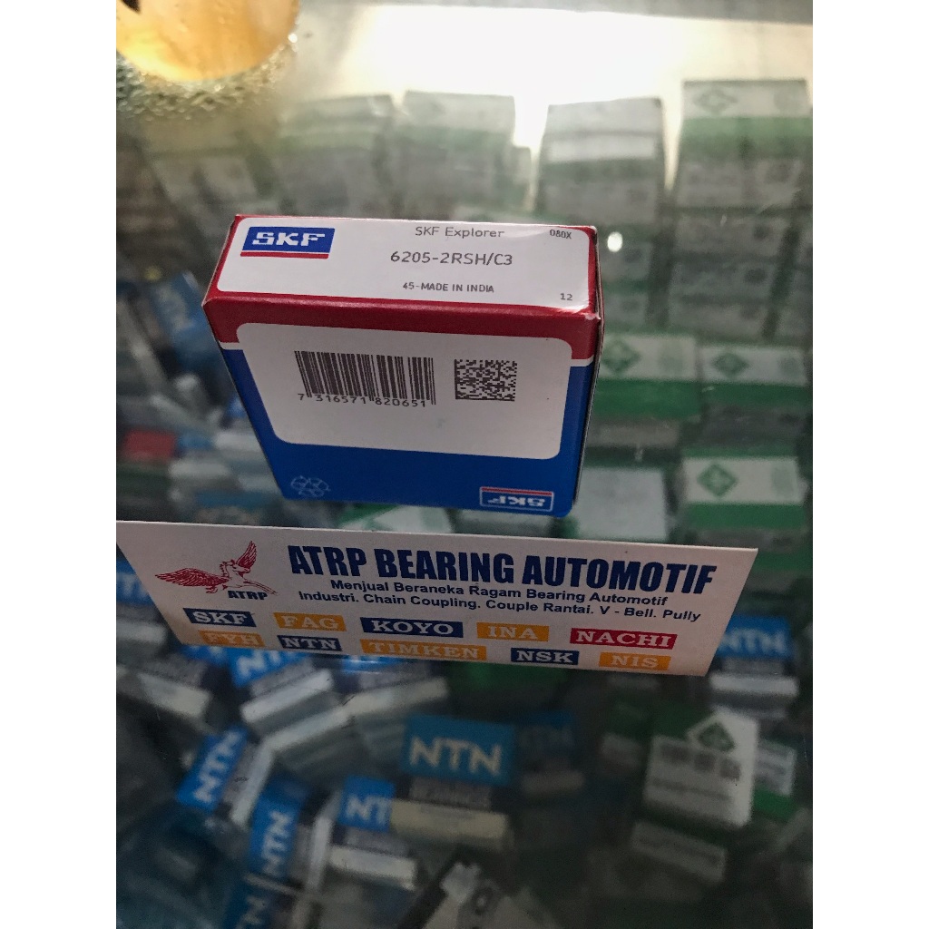BALL BEARING 6205 2RSH/C3 6205 2RS C3  SKF