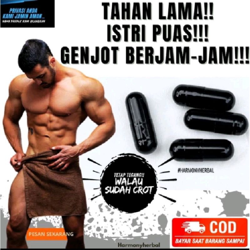 

harmonis store - hyper black (0b4t ku4t t4h4n l4m4) k4psul warna biji kopi