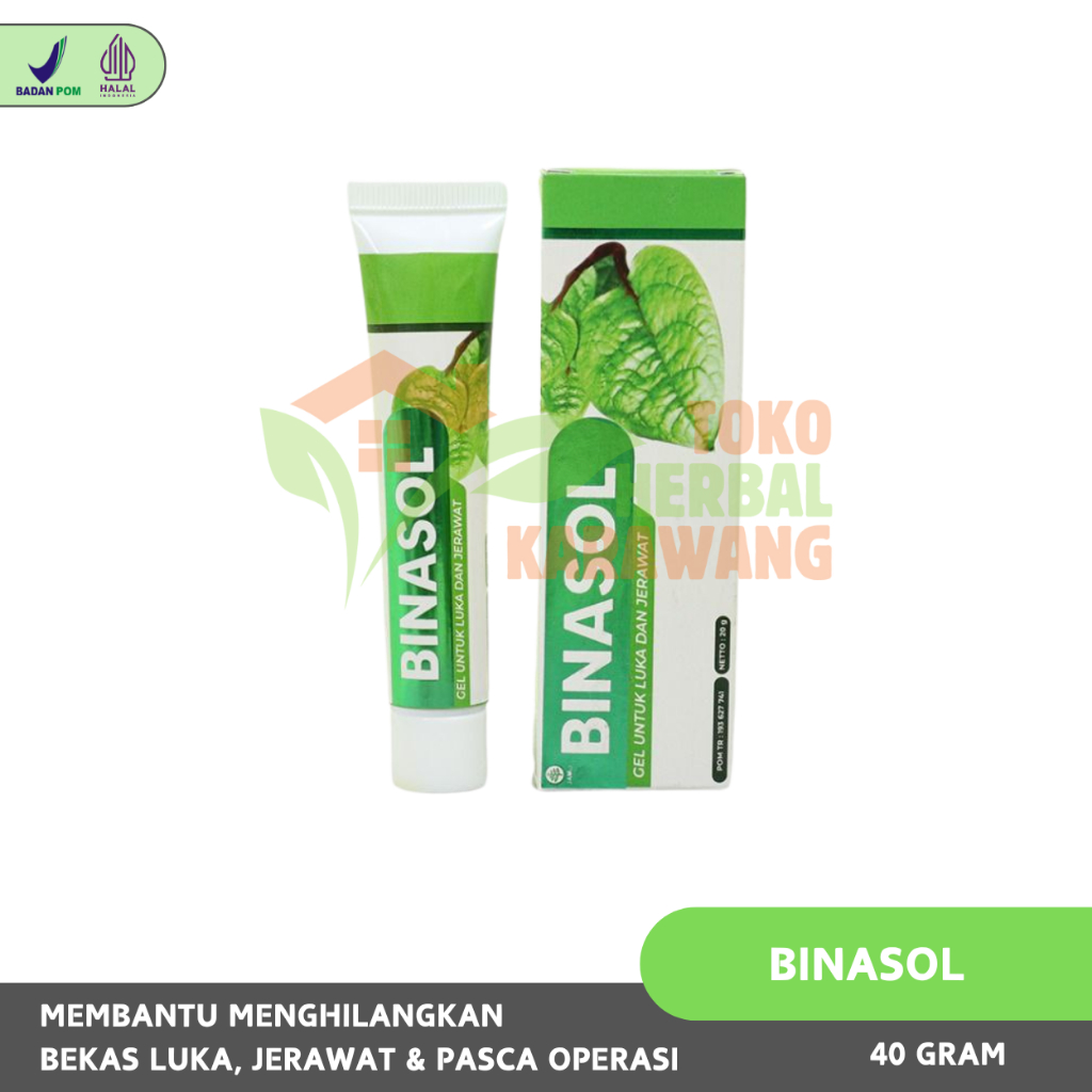 BINASOL GEL UNTUK BERBAGAI MACAM LUKA ISI 40 GRAM