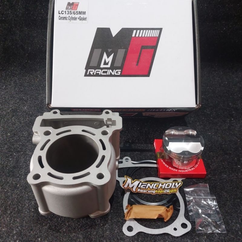 BLOK SEHER MX MXKING VIXION R15 62 63 65 66 68 70 72 74 mm CERAMIC PISTON FJN  RING RIK TIPE B MG RA