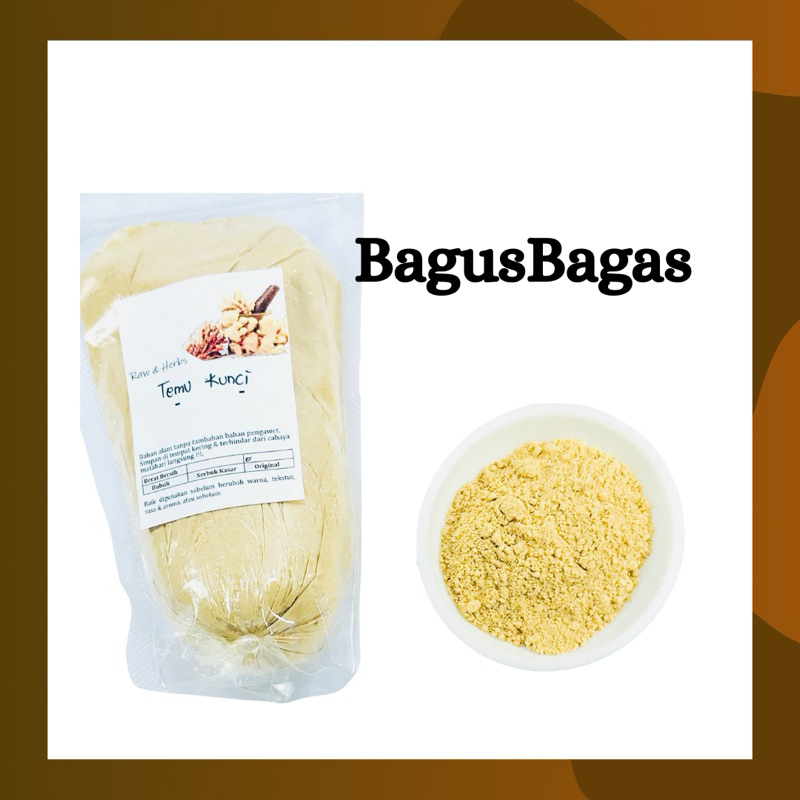

100gr Temu Kunci Bubuk Rempah Murni Herbal Obat Peradangan Radang JSR 100 g BagusBagas Bagus Bagas