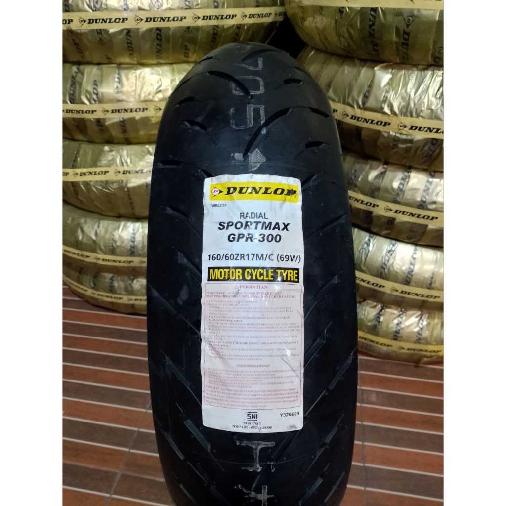 Ban Luar Motor Dunlop Ukur 160/60 Ring 17 PNP Ninja 250 ZX25 R15 R25 CBR 250