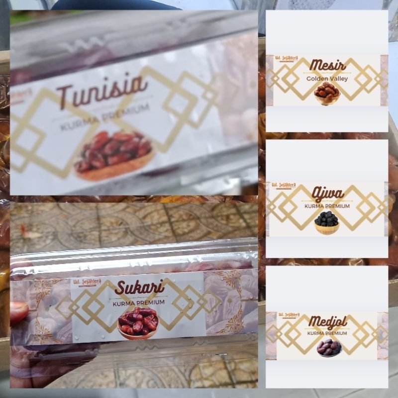

kurma tunis dan kurma sukari kemasan 250gr