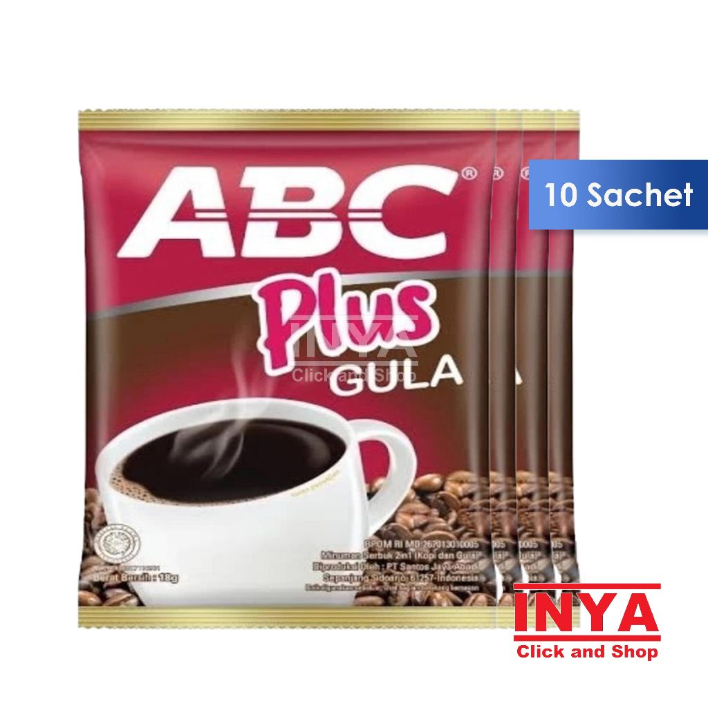 

ABC Kopi Plus Gula 10x18gr Renceng - Instant Coffee