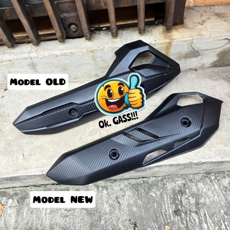 Cover Knalpot CARBON New Vario 125 Vario 150 PCX New Old C1391