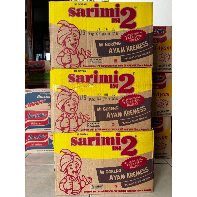 

Sarimi Ayam Kremes 1 Dus Isi 24 pcs