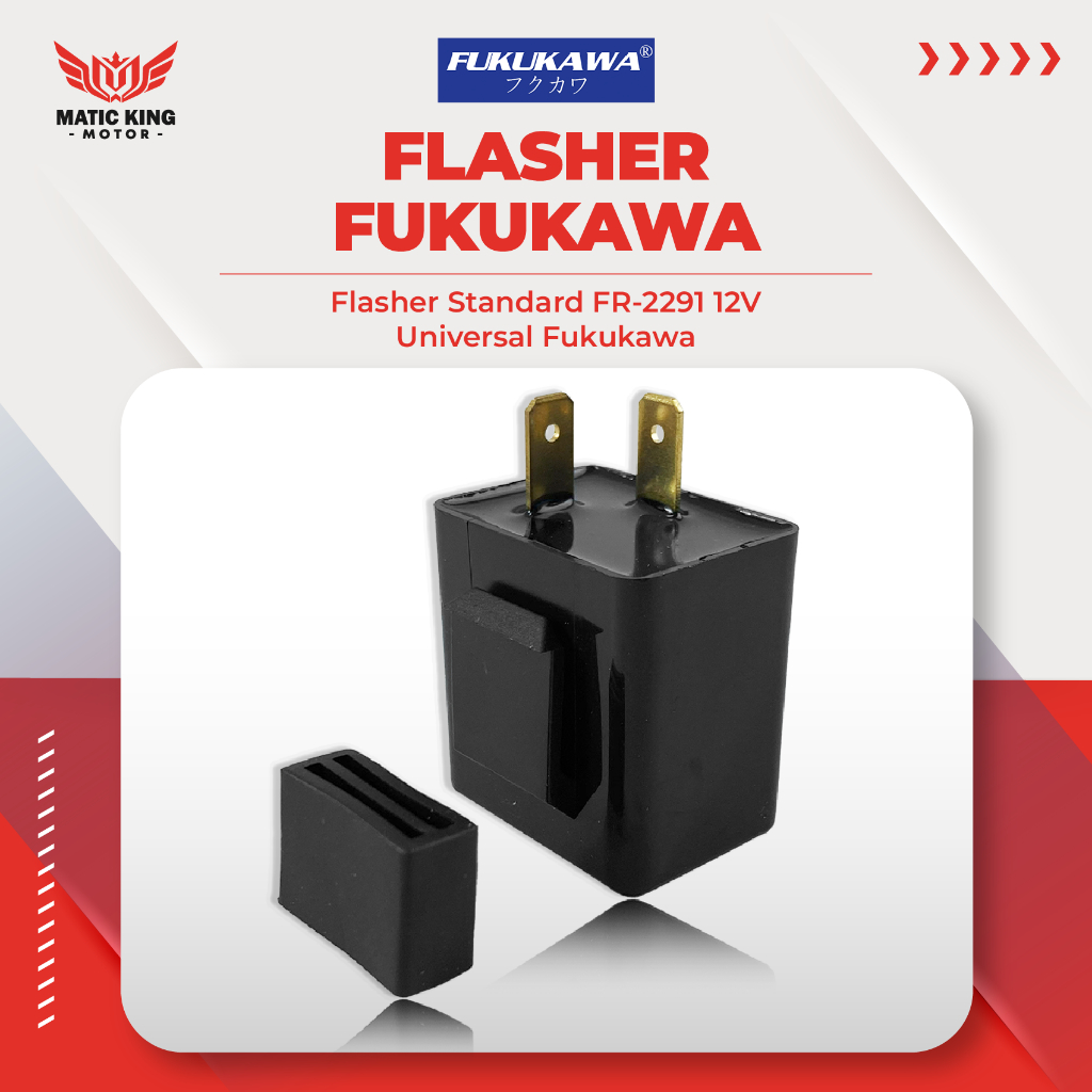 Fukukawa Relay Flasher Sein Sen Honda Vario Beat Scoopy PCX ADV Genio Spacy Supra tiger Revo Karisma