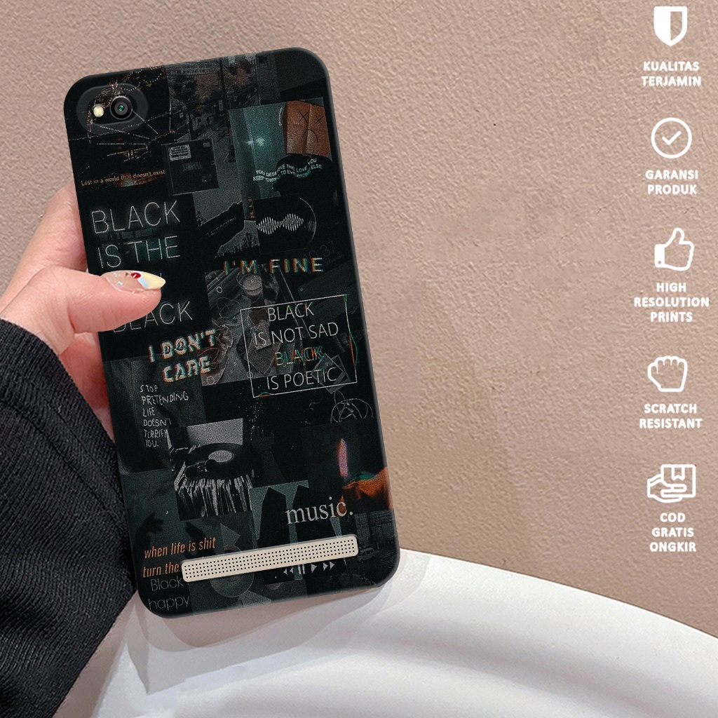 Case Xiaomi Redmi 5A/Xiaomi Redmi 3 - Softcase Xiaomi Redmi 5A/Redmi 3 Motif Aesthetic - Casing Hp X