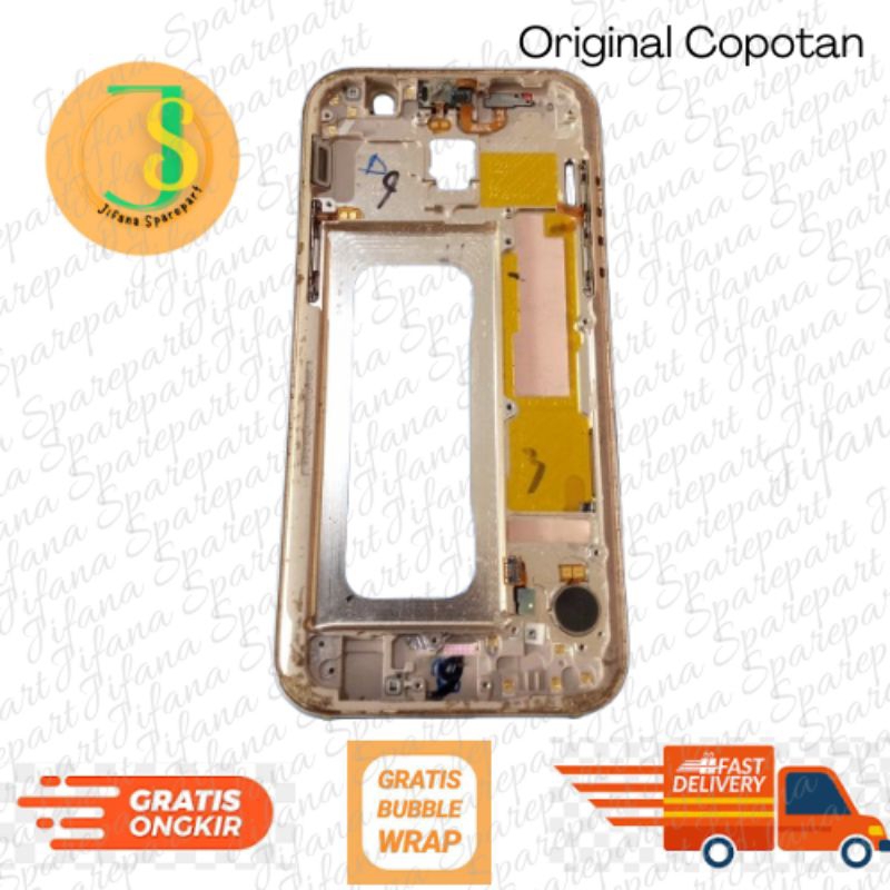 Tatakan Lcd Tulang Bezel Samsung A5 2017 Original Copotan