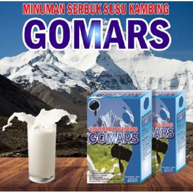 

5 Pcs GOMARS Susu Kambing Bubuk 200 gr | Halal & BPOM