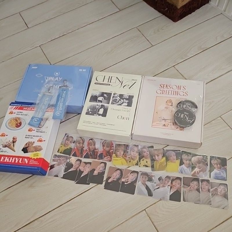 EXO sg25 season's greetings 2025 inb100 soosoo company kyungsoo d.o. bbh baekhyun chen jongdae xiumi