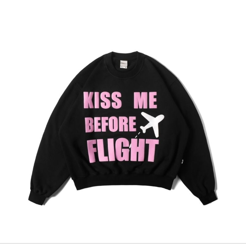 Telepati Che Kiss Me Before Flight Crewneck
