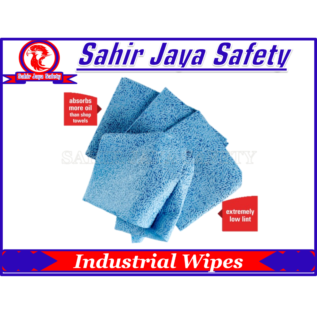 Kimtech Blue 33560A Kimtex prep Wipes Harga 1 Pack 66 Lembar Tisu Lap Oli grease Tisu Tahan Solvent
