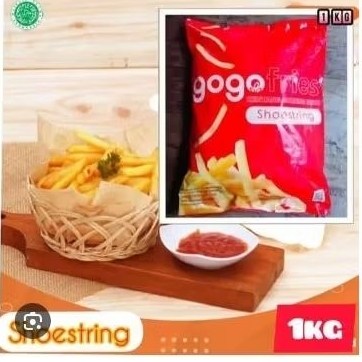 

KENTANG GOGO 1KG. FRENCH FRIES - SHOESTRING BEST SELLER ENAK BAGUS FRESH