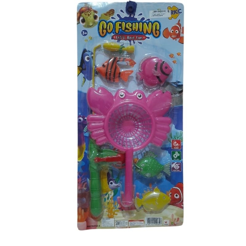 Mainan pancing ikan plastik mainan mancing