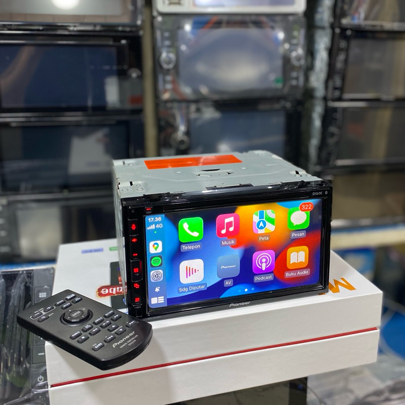 Head Unit Pioneer AVH-Z5250BT Apple Carplay Android Auto