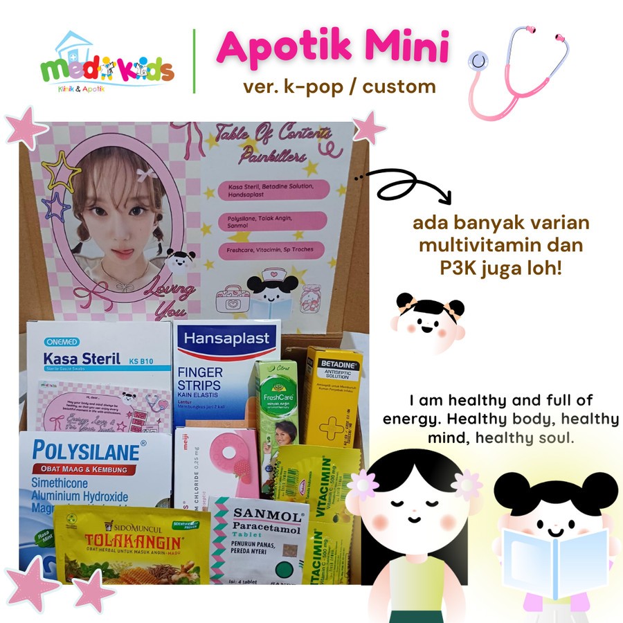 Apotik Mini Gift Versi K-Pop / Custom - Box