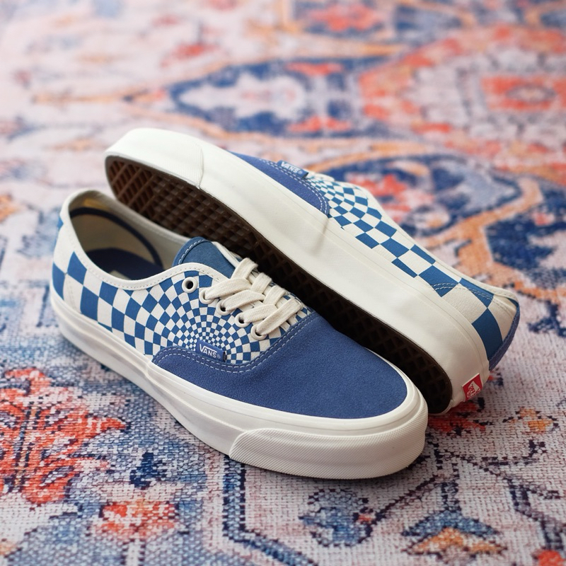 Vans Authentic 44 Reissue Checkerboard Blue 100% ORIGINAL RESMI