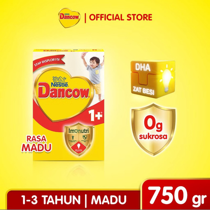 

Nestle Dancow 1+ Susu Pertumbuhan Rasa Madu 1-3 Tahun Box 750 g