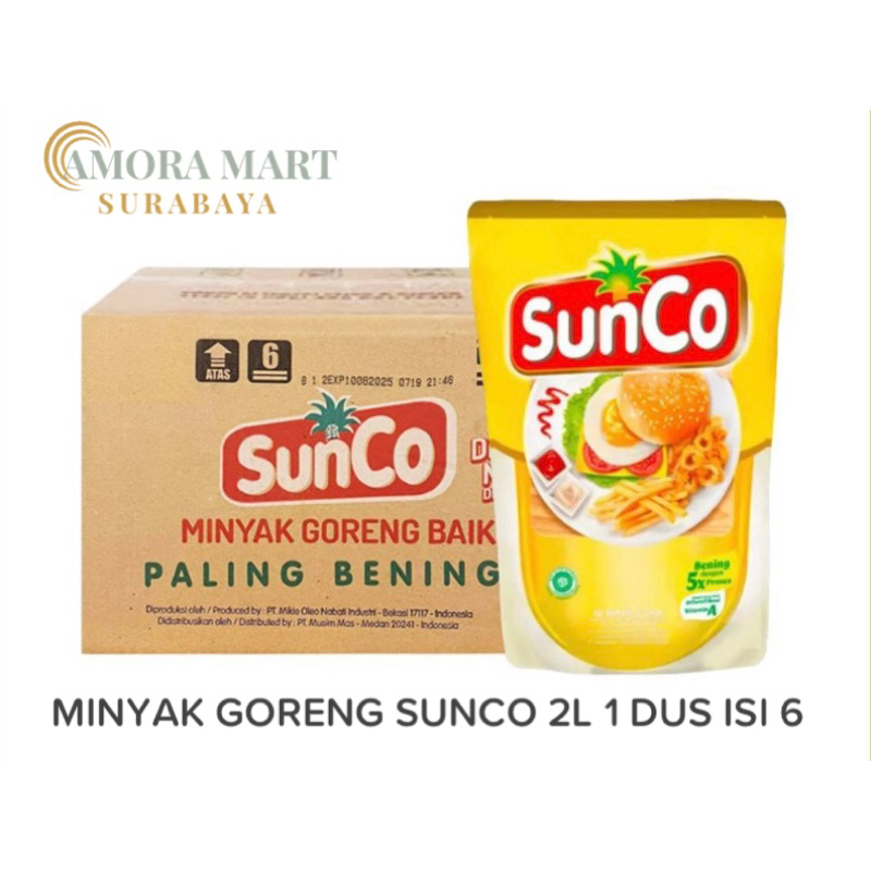

SUNCO, MINYAK GORENG 2L ISI 6 REFILL
