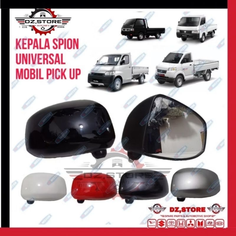 Kepala Spion manual Universal untuk modifikasi mobil pick up Grandmax apv pickup carry traga / spion