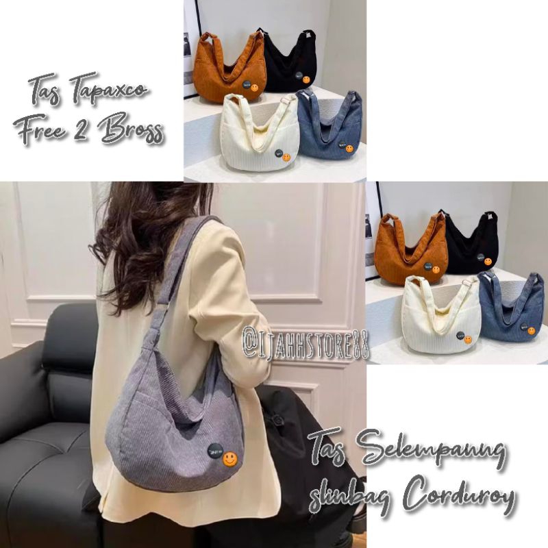 Tas Selempang Slingbag Corduroy Videl Tas Slingbag