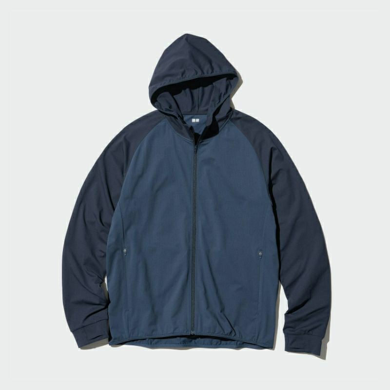 jaket uniqlo Dry Ex original jaket hoodie uniqlo