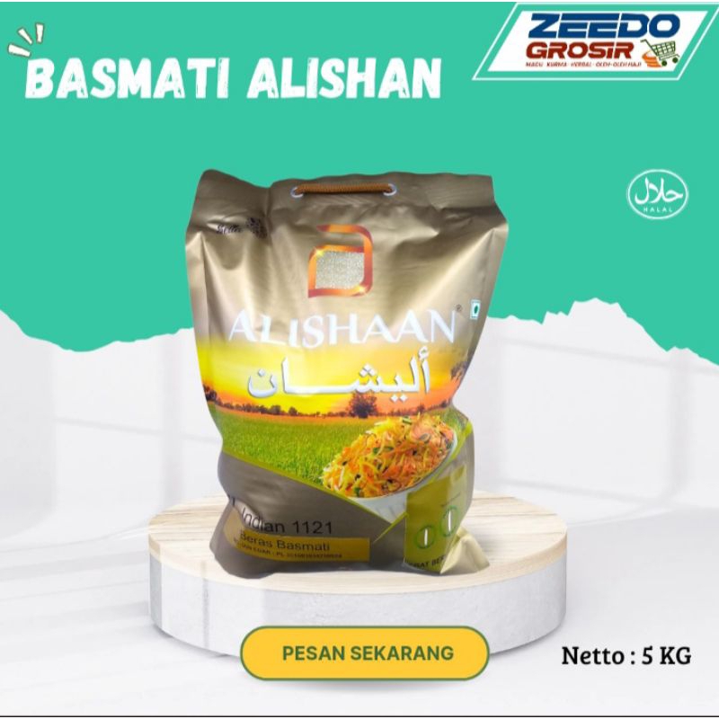 

Beras Basmati Alishaan 5 Kg