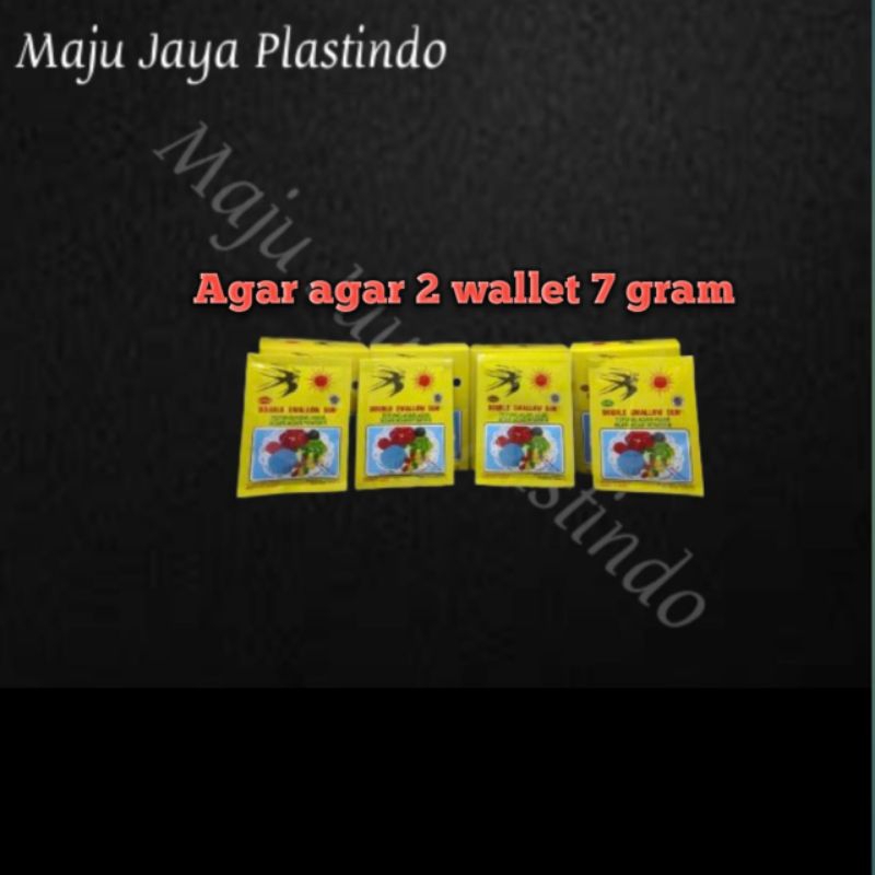 

Agar walet double swallow Sun sachet 7 gram