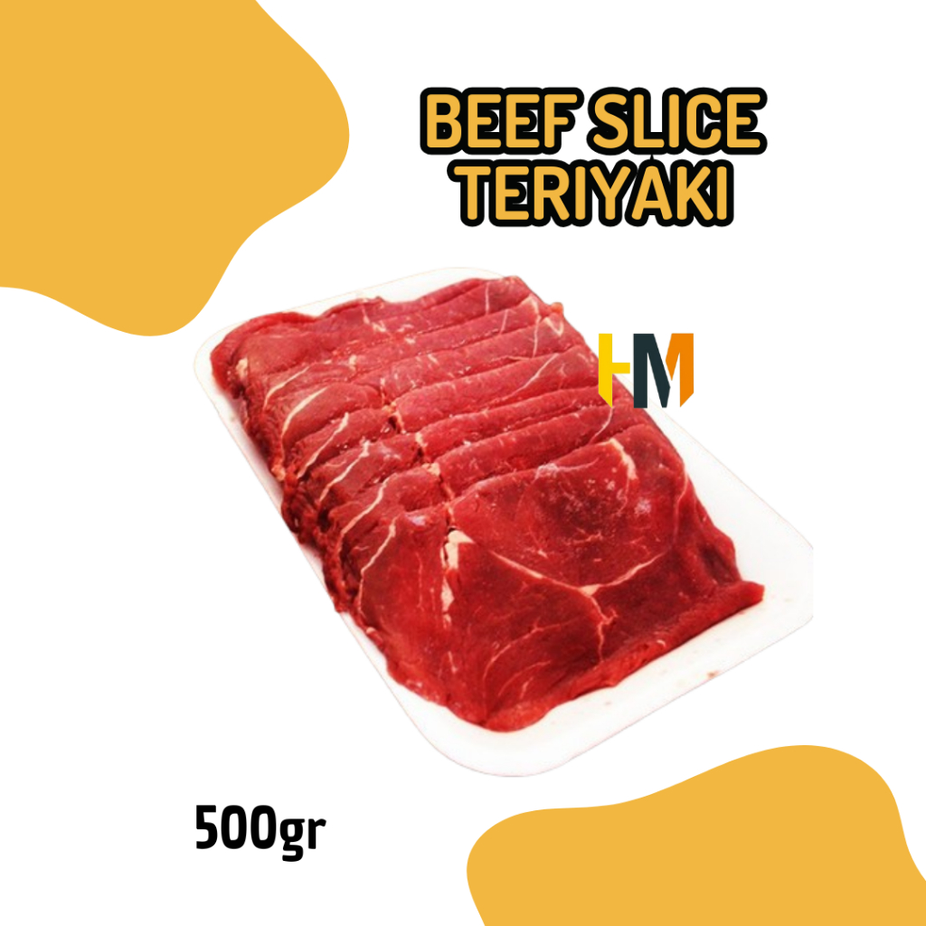 

Beef Slice Teriyaki Low Fat 500gr/Daging Slice Teriyaki Ada Lemak