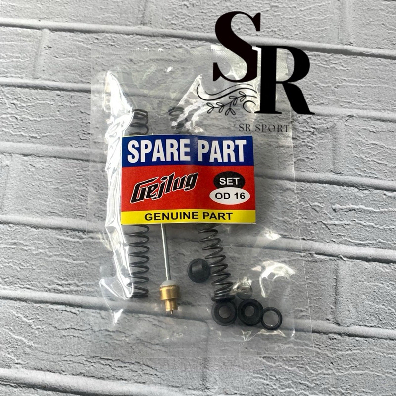 Onderdil pompa angin od 16 / per valve pompa 1 set od 16 / sparepart pompa angin od 16