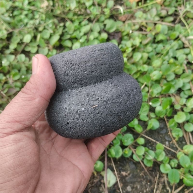 Ulekan cobek batu asli ulekan batu