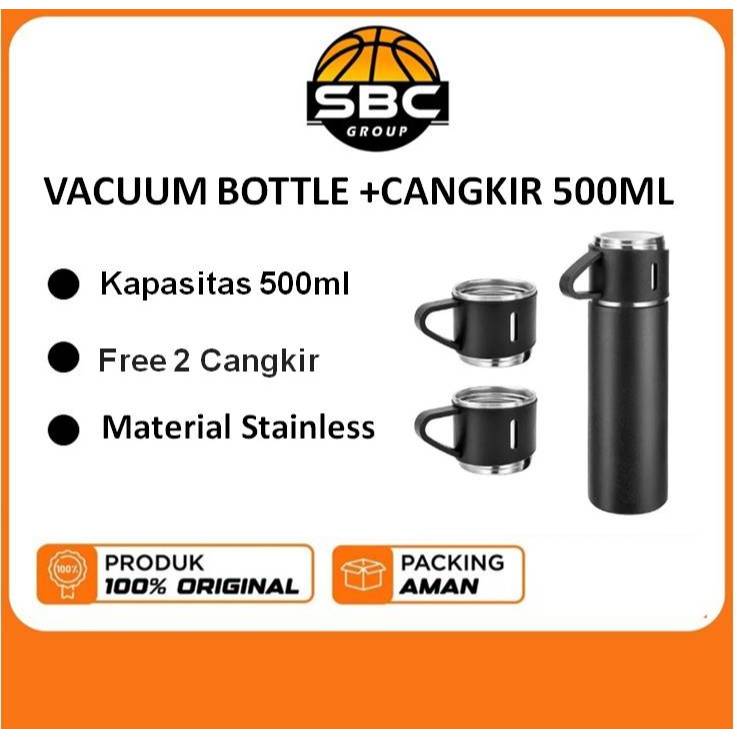 Vacuum Bottle + Cangkir 500ml