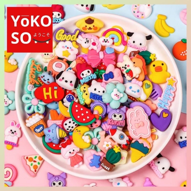 

YOKOSO S124 3D Stiker Kartun Lucu Tempel Tumbler Karet Esthetic Sticker Set 3 4 5