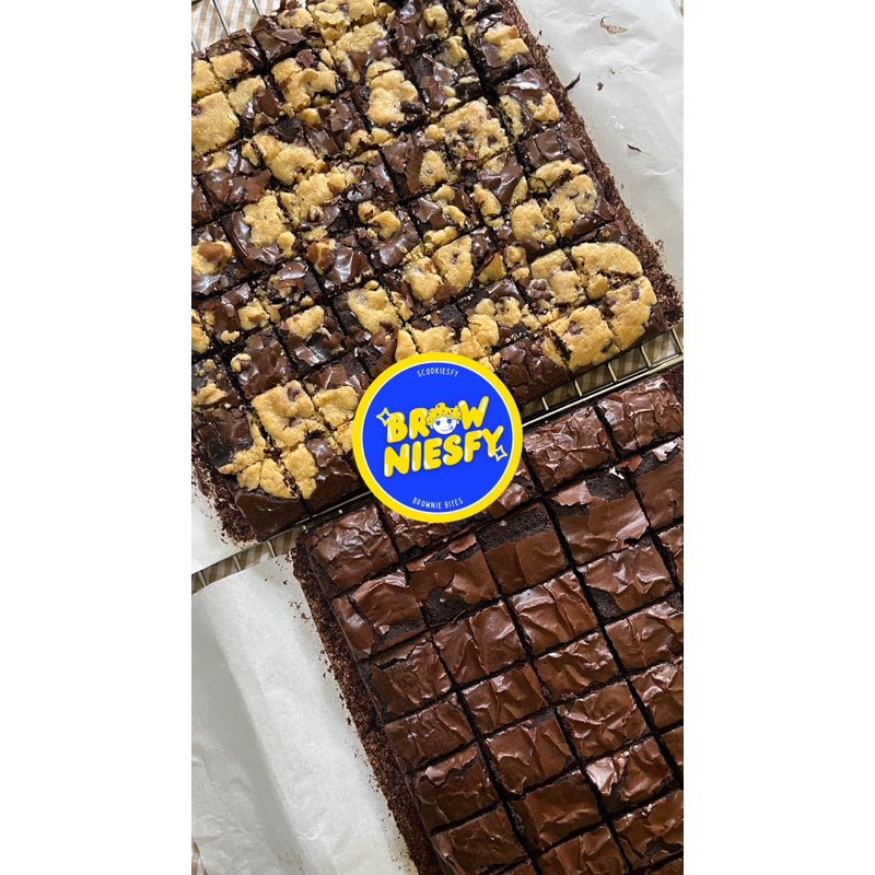 

[SCOOKIESFY] Classic Brownie Bites & Brookie Bites