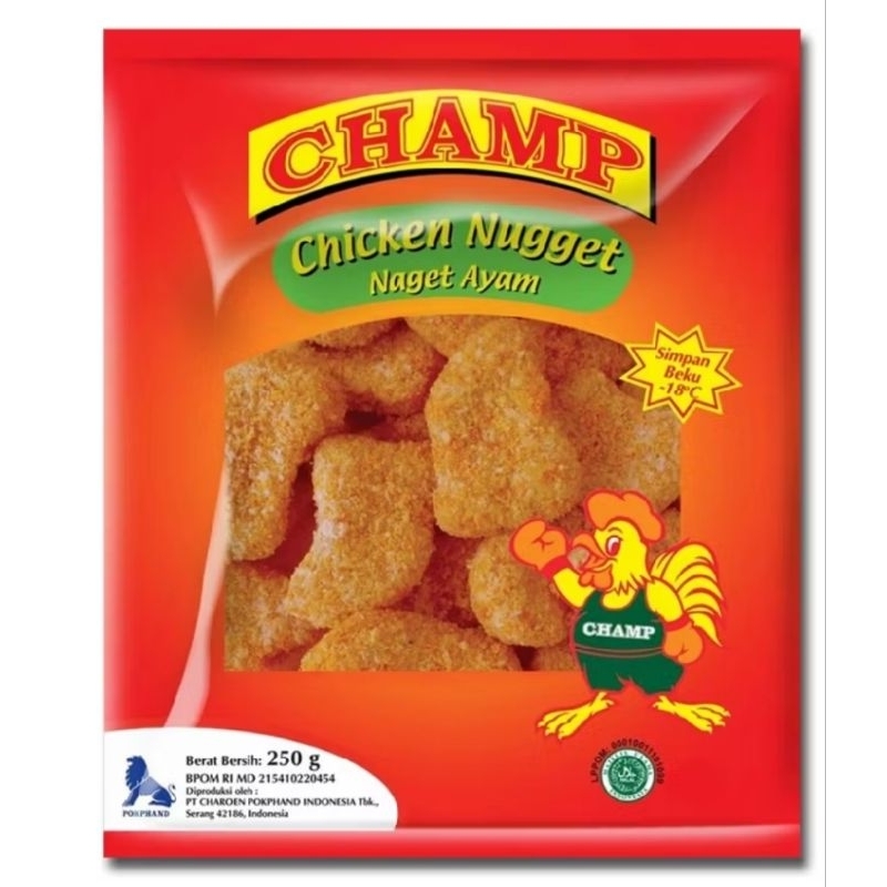 

CHAMP CHICKEN NUGGET 225 DAN 450 G