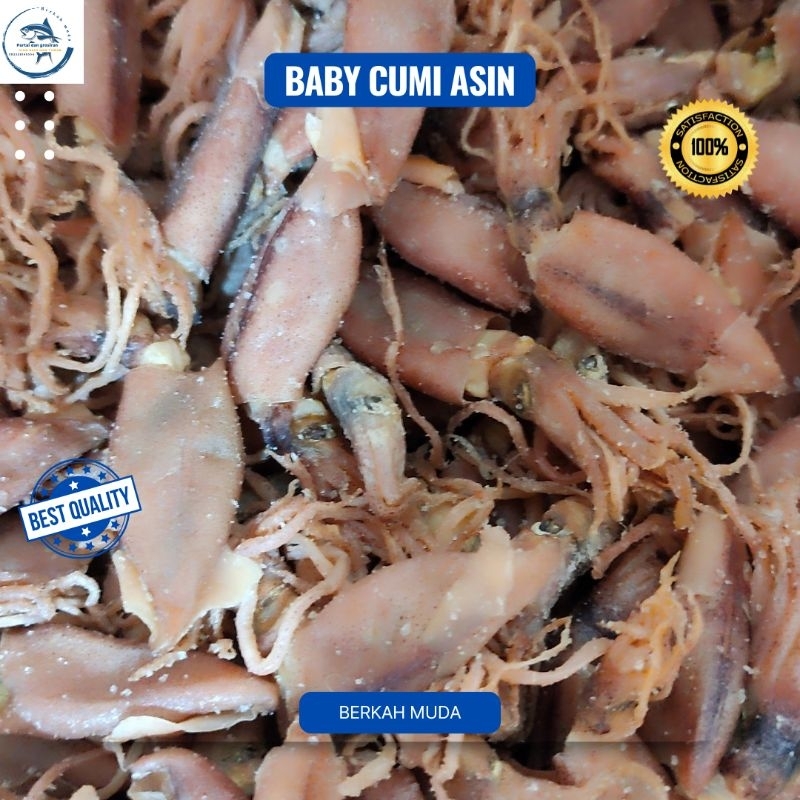 

baby cumi kering/baby cumi asin/1kg/500grm