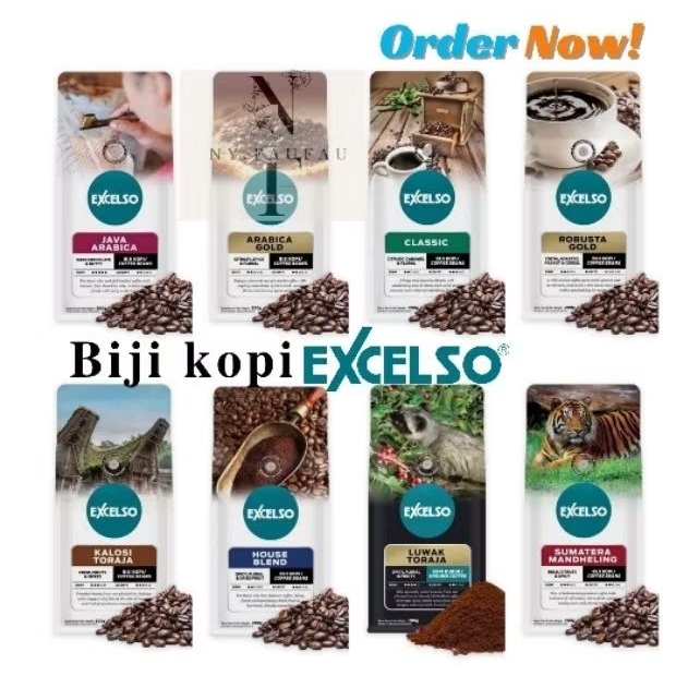 

EXCELSO Kopi Biji 200g All Varian ( Semua Varian )