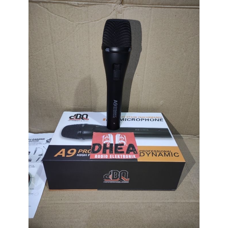 Microphone DBQ A9 Mic Dynamic DBQ A-9 A 9 Performance Vocal Microphone Acoustic Original Plus Switch