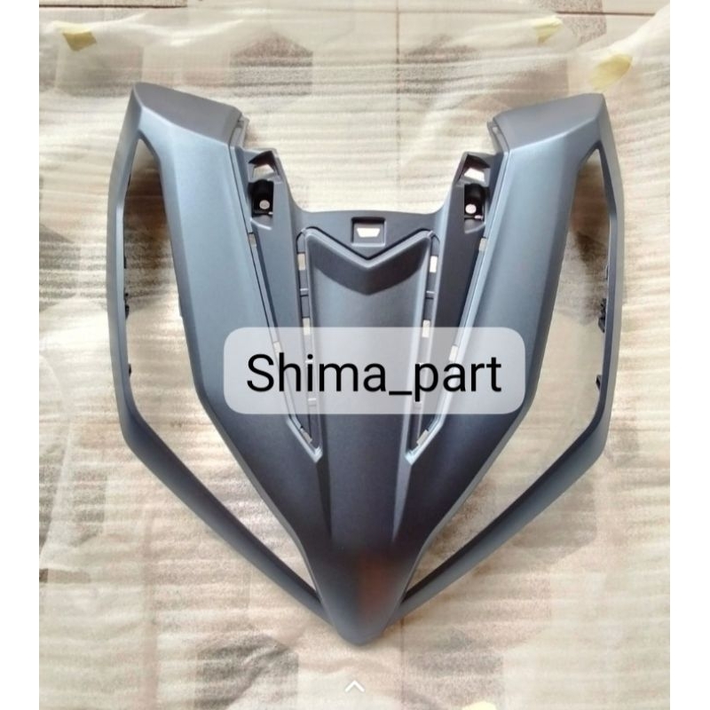 cover panel depan cover lampu depan tameng v besar Vario 125 gen dua 2 k2v 2021 2022 biru doff matte