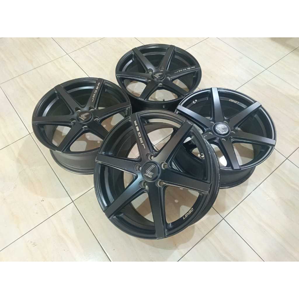 Velg Racing Bekas R17 Ori Lenso Jager Pcd 5x114 Ring 17 Buat HRV CRV Rush Terios Innova Xpander APV 