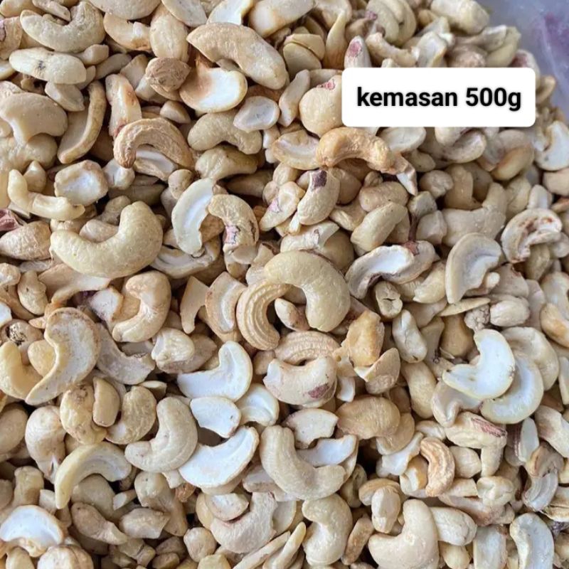 

Kacang Mede Kemasan 500g Pecahan Mentah Mente Patahan (PM)
