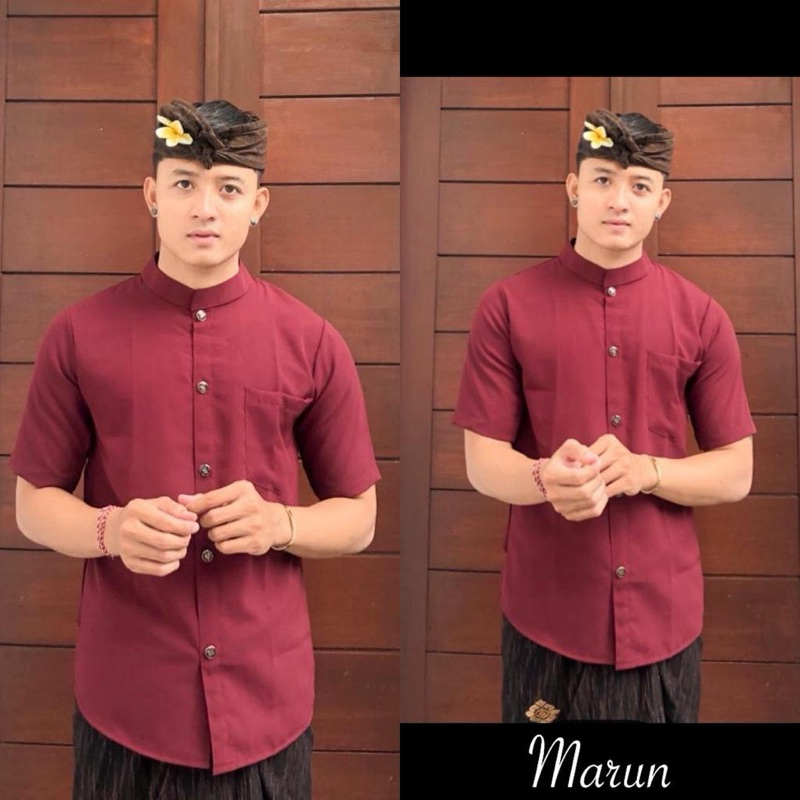 Baju atasan semi safari murah bali - Safari Pendek