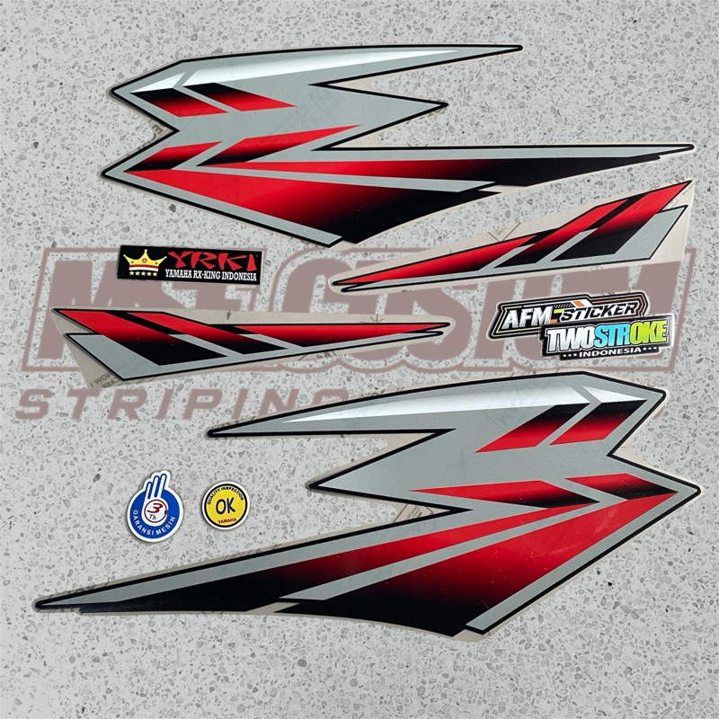 Striping Rx King Transparan || Striping Rx king