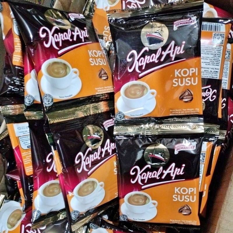 

Kapal api kopi susu renteng 10 sachet x 31 gr